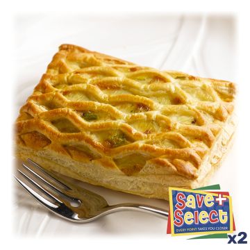 Wrights Unbaked Creamy Vegetable Pastry Lattice