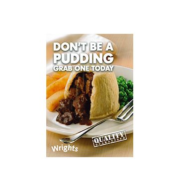 Wright's Pudding Poster